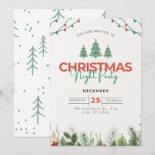 Weihnachtseinladungen Einladung (Vorne/Hinten)