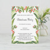 Weihnachtseinladungen Einladung (Stehend Vorderseite)