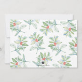 Weihnachtseinladungen Save the Date Dankeskarte (Rückseite)