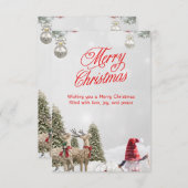 Weihnachtseinladungskarten (Vorne/Hinten)