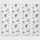 Weihnachtseis im Skater Geschenkpapier (Flach)