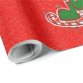 Weihnachtseis-Skate - Geschenkpapier (Rolleneckpunkt)