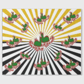 Weihnachtseis-Skate - Geschenkpapier (Flach)