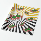 Weihnachtseis-Skate - Geschenkpapier (Ungerollt)