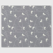 Weihnachtseis-Skate-Muster - Weihnachtsgeschenke Geschenkpapier (Flach)