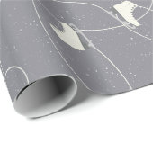 Weihnachtseis-Skate-Muster - Weihnachtsgeschenke Geschenkpapier (Rolleneckpunkt)