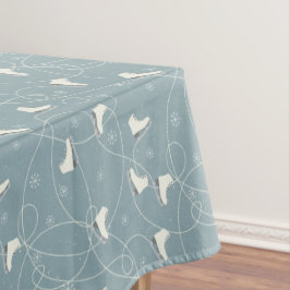 Weihnachtseis-Skate-Muster - Weihnachtsgeschenke Tischdecke