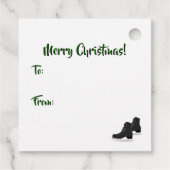 Weihnachtseis-Skate Paket Geschenkartikel Geschenk Geschenkanhänger (Rückseite)