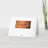 Weihnachtseis-Skaten Cats V2 Karte (Rückseite)