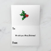 Weihnachtseis-Skaten Cats V2 Karte (Innenseite)