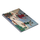 Weihnachtseis-Skaten Notizblock (Rechte Seite)