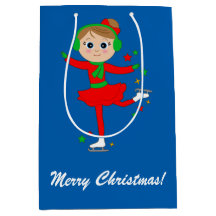 Weihnachtseis-Skater mit Sternen