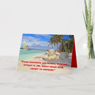 WeihnachtsEisbären Feiertagskarte