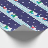 WeihnachtsEisbären Geschenkpapier (Ecke)
