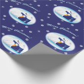 WeihnachtsEisbären Geschenkpapier (Ecke)