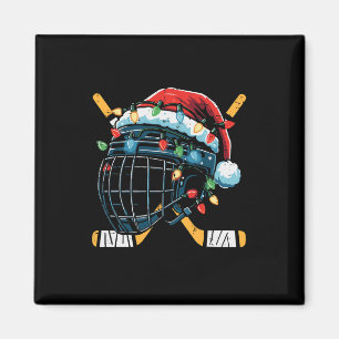Weihnachtseisen Hockey Helm Santa Xmas Men Boys Ki Magnet