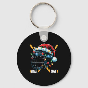 Weihnachtseisen Hockey Helm Santa Xmas Men Boys Ki Schlüsselanhänger