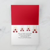 Weihnachtseisherz Feiertagskarte (Innenseite)