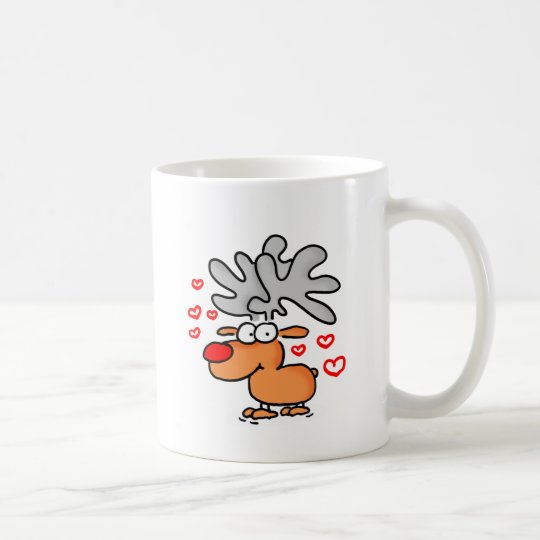 Weihnachtselch Kaffeetasse