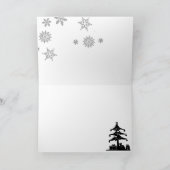 Weihnachtselch-Karte Feiertagskarte (Innenseite)