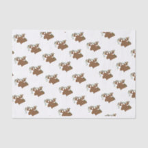 Weihnachtselch-Land-Seidenpapier