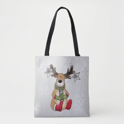 Weihnachtselch Tasche (Vorderseite)