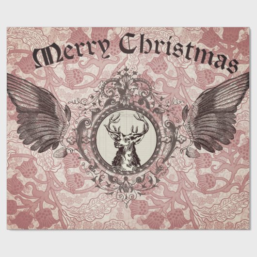 Weihnachtselche Decoupage Papier Geschenkpapier (Flach)