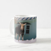 Weihnachtselche Kaffeetasse (Vorderseite Links)