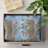 Weihnachtselche ~ seidenpapier (Geschenk)