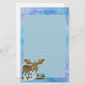 Weihnachtselche stationär briefpapier (Vorne/Hinten)