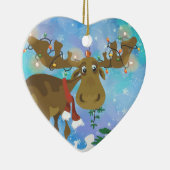 Weihnachtselchverzierung Keramik Ornament (Rechts)