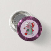 Weihnachtselefant Button (Vorne & Hinten)