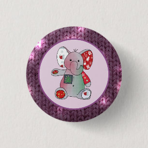 Weihnachtselefant Button