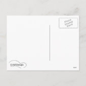 Weihnachtselefant Feiertagspostkarte (Rückseite)