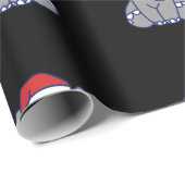 Weihnachtselefant Geschenkpapier (Rolleneckpunkt)