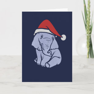 Weihnachtselefant Karte