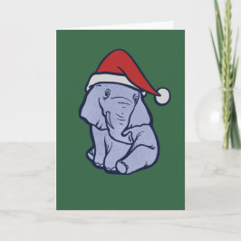 Weihnachtselefant Karte