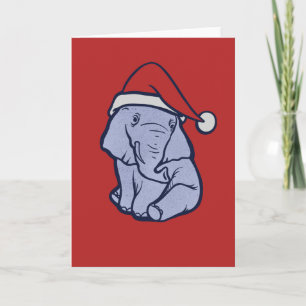 Weihnachtselefant Karte