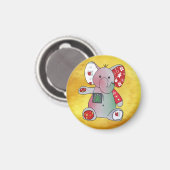Weihnachtselefant magnet (Vorderseite/Rückseite)