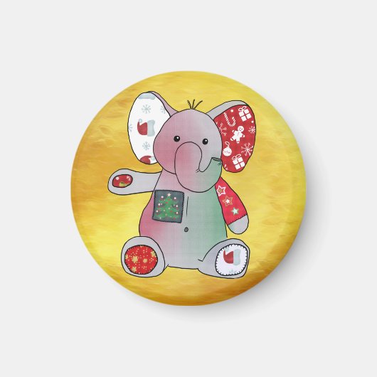 Weihnachtselefant magnet (Vorne)