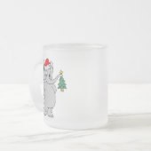Weihnachtselefant Mattglastasse (Vorderseite Links)