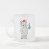 Weihnachtselefant Mattglastasse (Links)