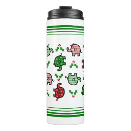 Weihnachtselefant Tumbler Thermosbecher