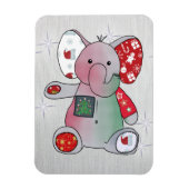 Weihnachtselefent Magnet (Vertikal)