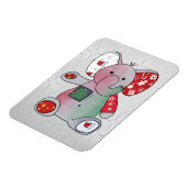 Weihnachtselefent Magnet (Linke Seite)