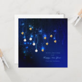 Weihnachtselektrisch Karte (Vorderseite/Rückseite Beispiel)