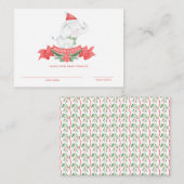 Weihnachtselementar | Baby Shooting Game Begleitkarte (Vorne/Hinten)