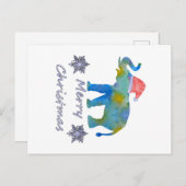 Weihnachtselementar Feiertagspostkarte (Vorne/Hinten)