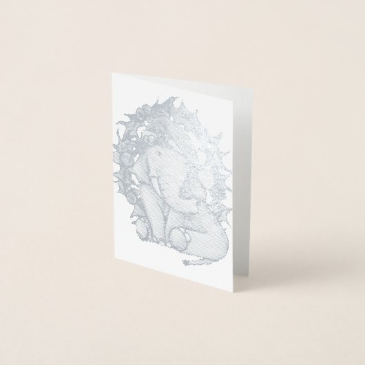 Weihnachtselementar Folienkarte (Vorderseite)