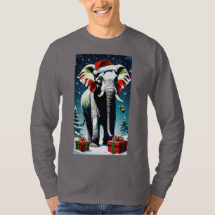 Weihnachtselementar in der Weihnachtsmannmütze T-Shirt